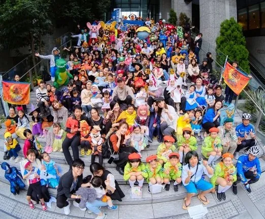 しながわハロウィンの集合写真