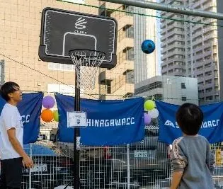 天王洲キャナルフェスの3x3ブース